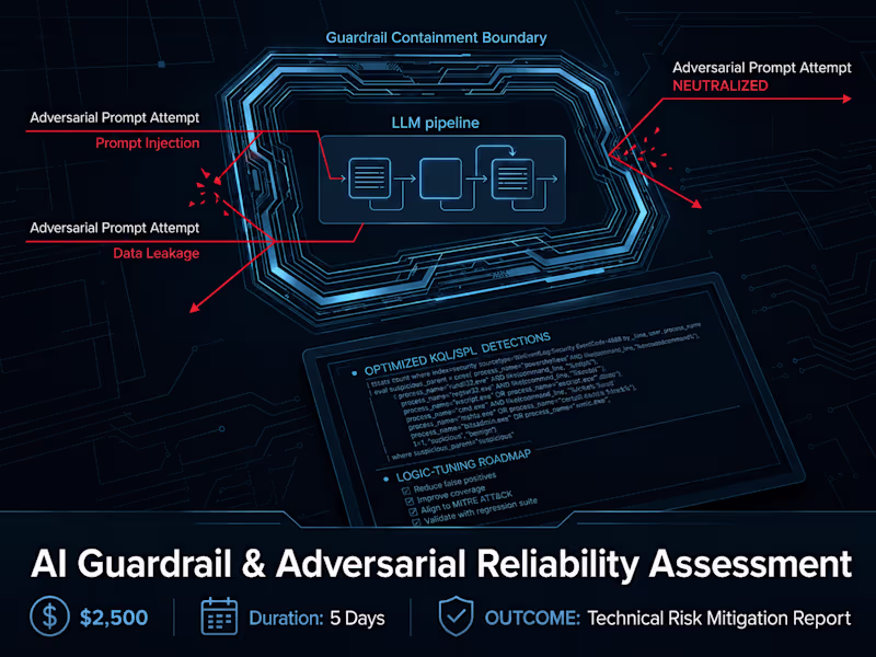 Cover image for AI Guardrail & Adversarial Reliability Assessment