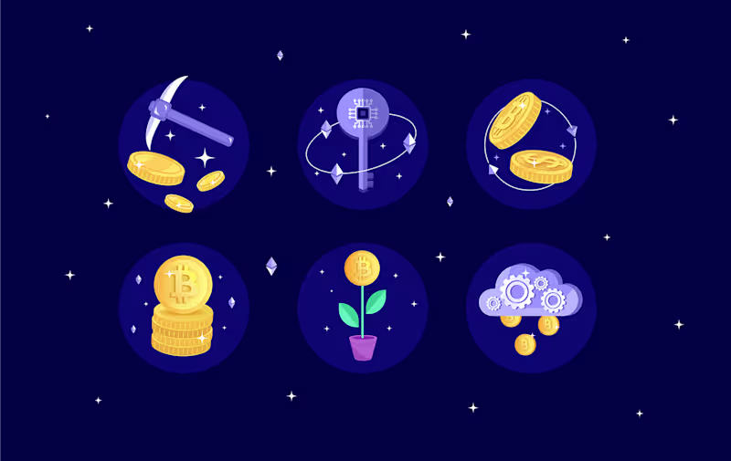 Cover image for Cryptocurrency Icons :: Behance