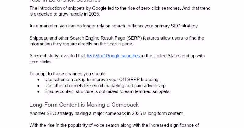Cover image for Key SEO Trends for 2025