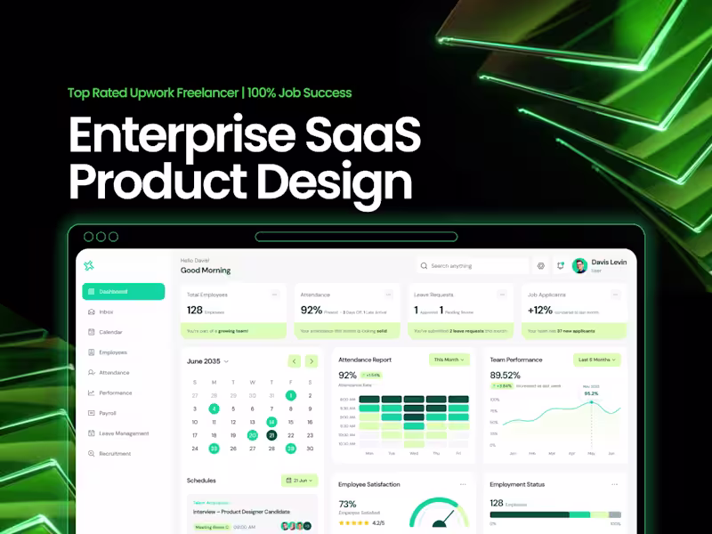 Cover image for 💻 ENTERPRISE PLATFORM | SAAS | DASHBOARD | FINTECH
