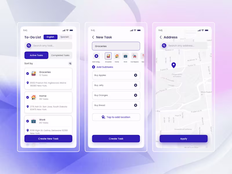 Cover image for Senior-Friendly Task Management App UI