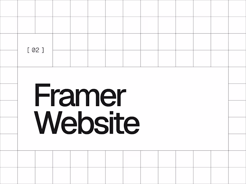 Cover image for Framer Website