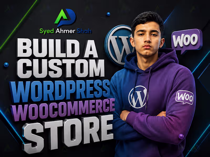 Cover image for Build a custom WordPress WooCommerce store