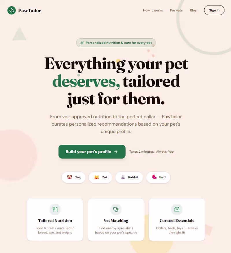 Cover image for Custom Website
