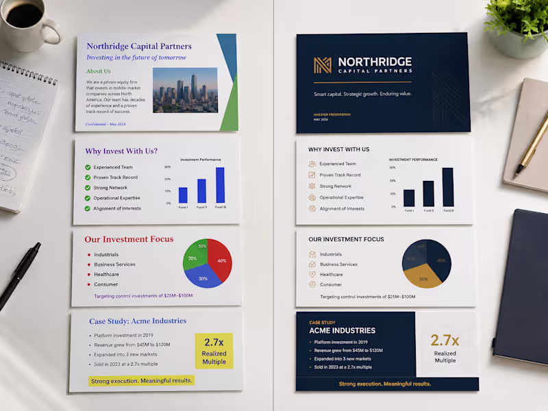 Cover image for Pitch Deck Redesign — Transform Your Existing Deck