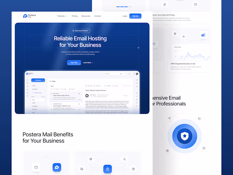 Cover image for Postera Mail – SaaS Email