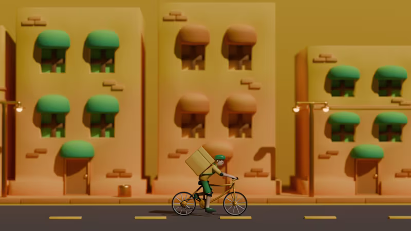 Cover image for Rider on his way