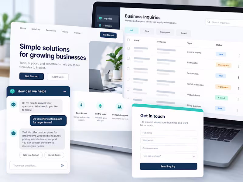 Cover image for Business FAQ & Lead-Capture Chatbot