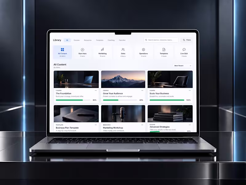 Cover image for Kajabi Product Library Redesign