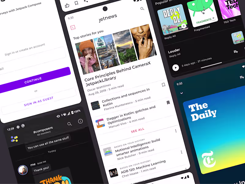 Cover image for Building UI components for Android's modern toolkit at Google