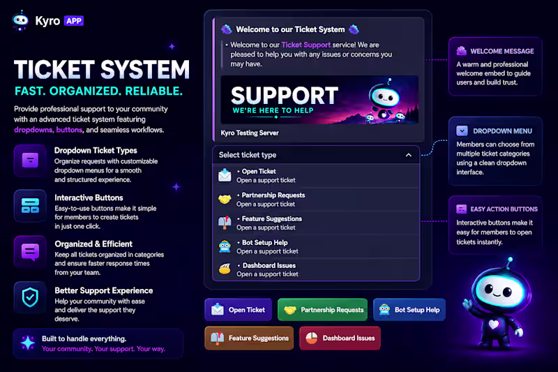 Cover image for 🎟️ Advanced Ticket System 