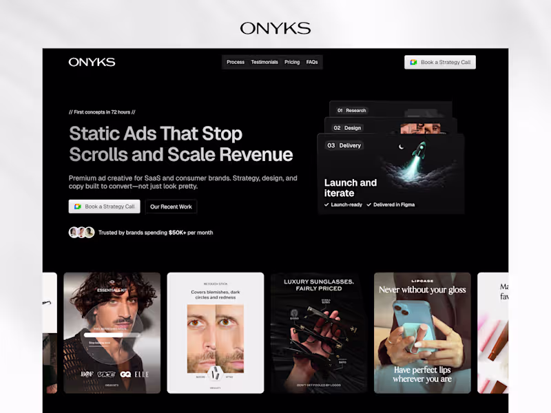 Cover image for Ads Agency Landing Page