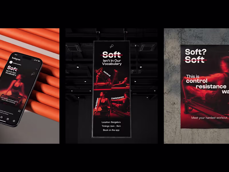 Cover image for Pilatesroom Campaign Imagined: Soft Isn't In Our Vocabulary