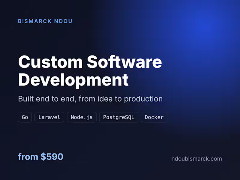 Cover image for Custom Software Development