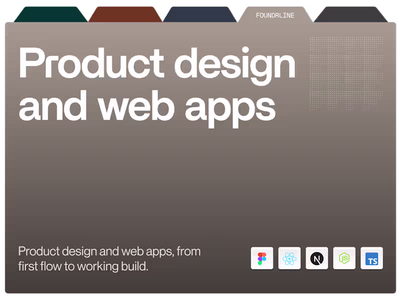 Cover image for  Product Design & Web App Development | Figma, React
