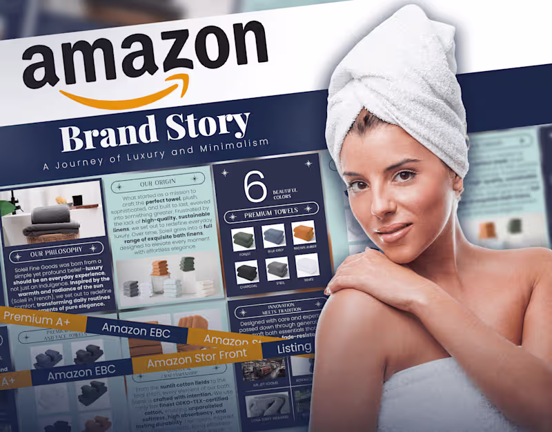 Cover image for Amazon Brand Story | Towel Brand | Bedding and Bath