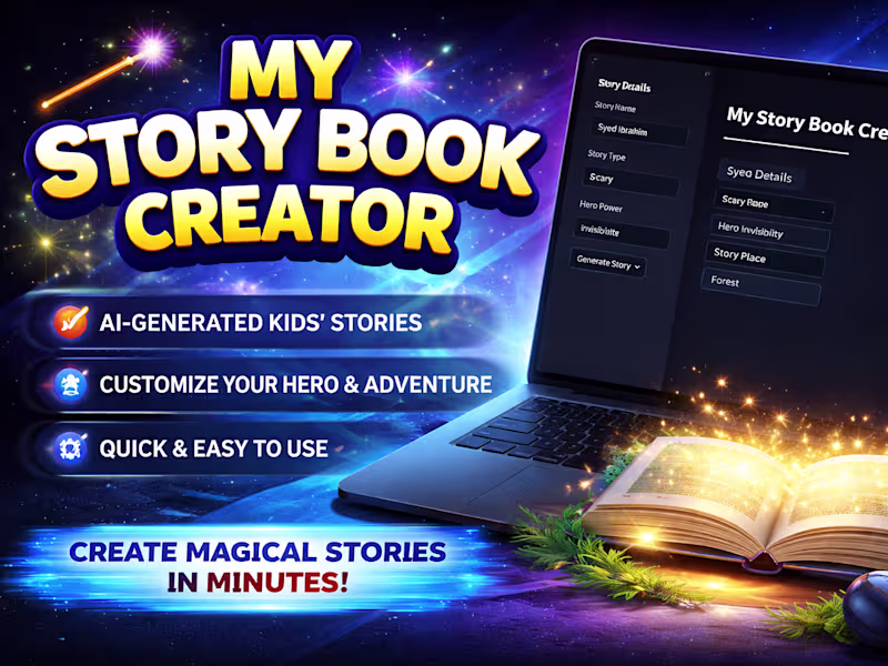 Cover image for AI Story Book Creator 📖✨
A