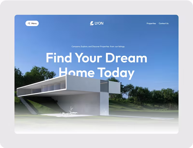 Cover image for Lyon - Real Estate Property Comparison Website