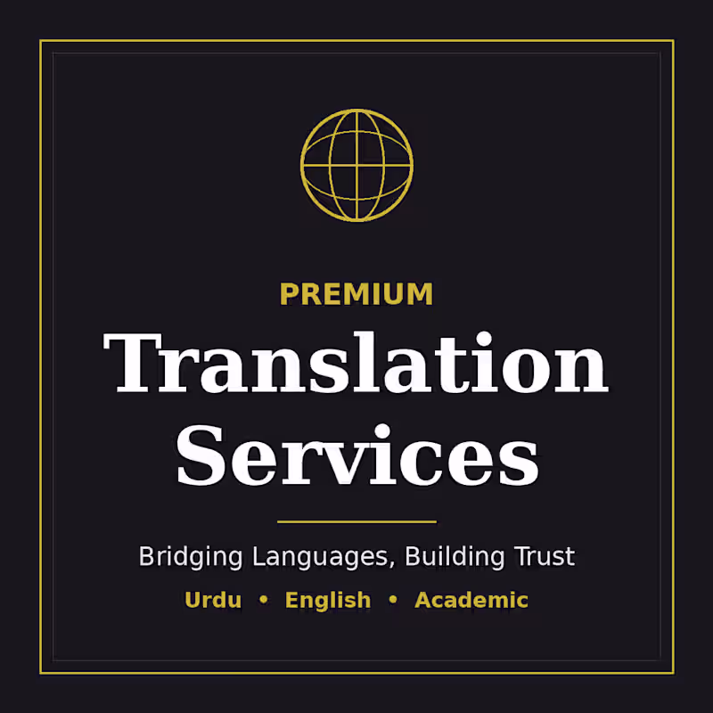 Cover image for Bridging Languages, Building Trust. Premium Translation.
