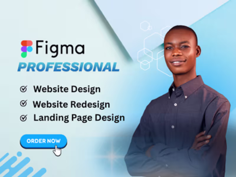Cover image for I will design a modern Figma website UI UX design