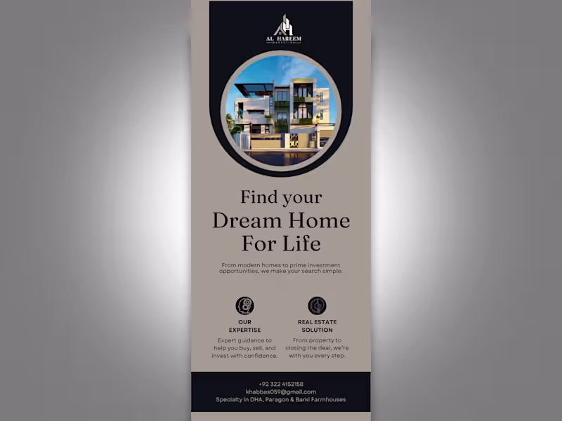Cover image for Standee For Real Estate Agency