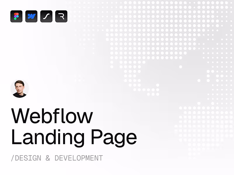 Cover image for Webflow Landing Page