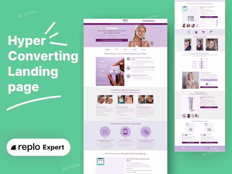 Cover image for PRAI Beauty Landing Page Optimization