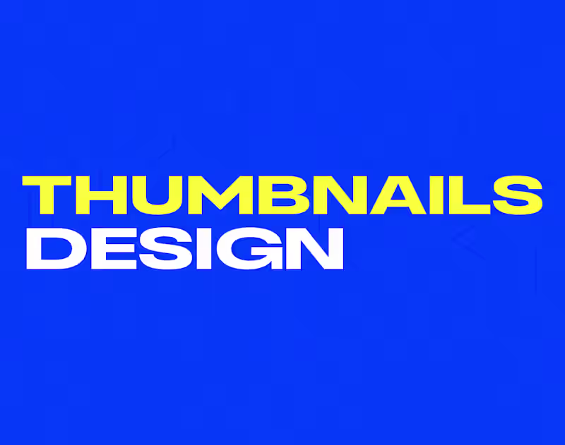 Cover image for Thumbnail Design