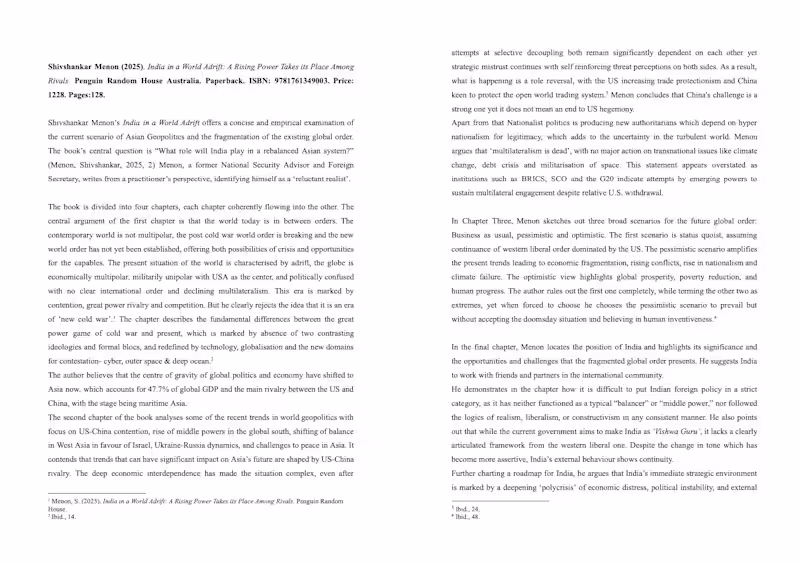 Cover image for Sample of a Book Review.
