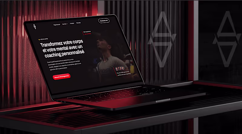 Cover image for High-End Fitness Coaching Website Design