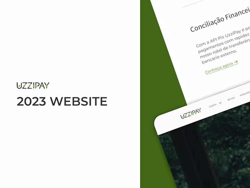 Cover image for Website redesign - UzziPay Digital Bank