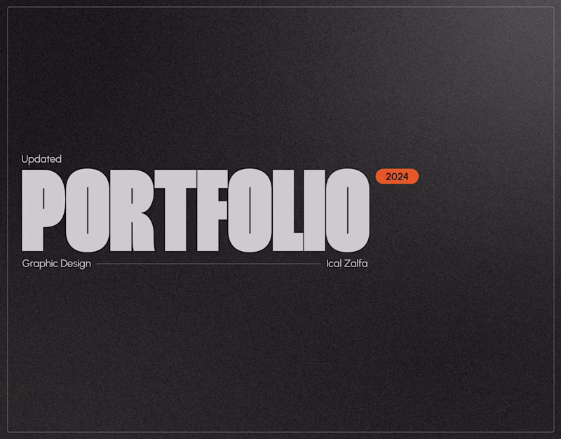 Cover image for PORTFOLIO | Graphic Design 2024