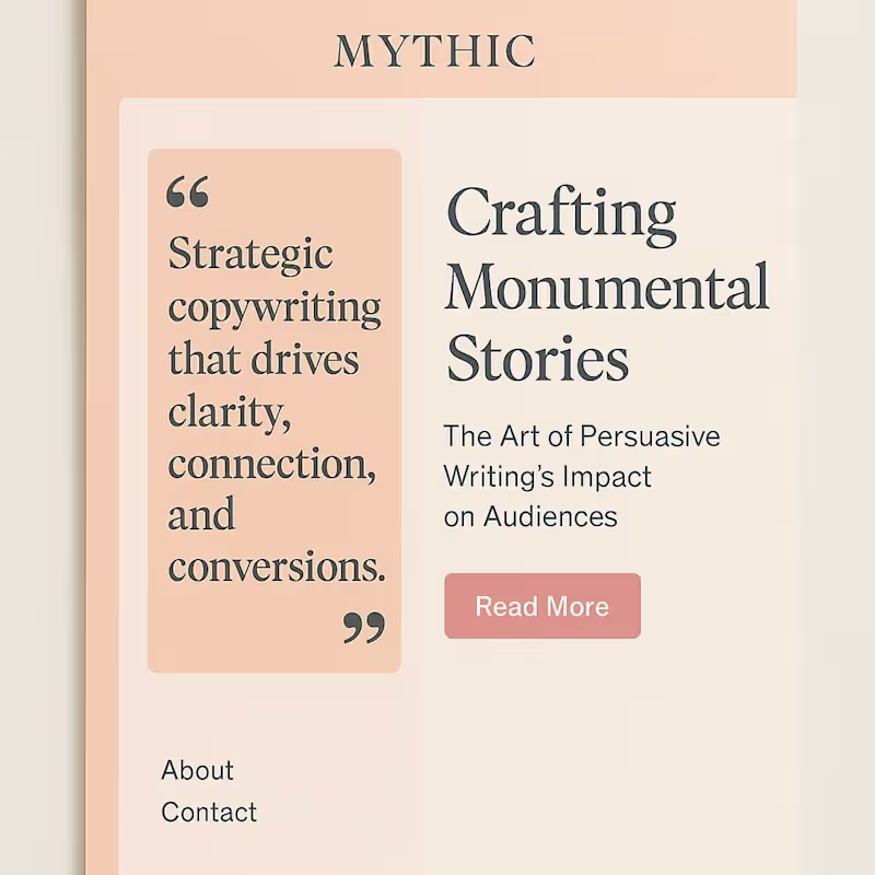 Cover image for The Mythic Voice: Turning Brands into Stories