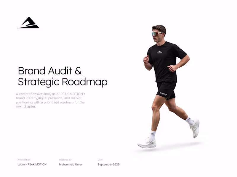 Cover image for Brand Audit & Strategic Roadmap for Peak Motion
