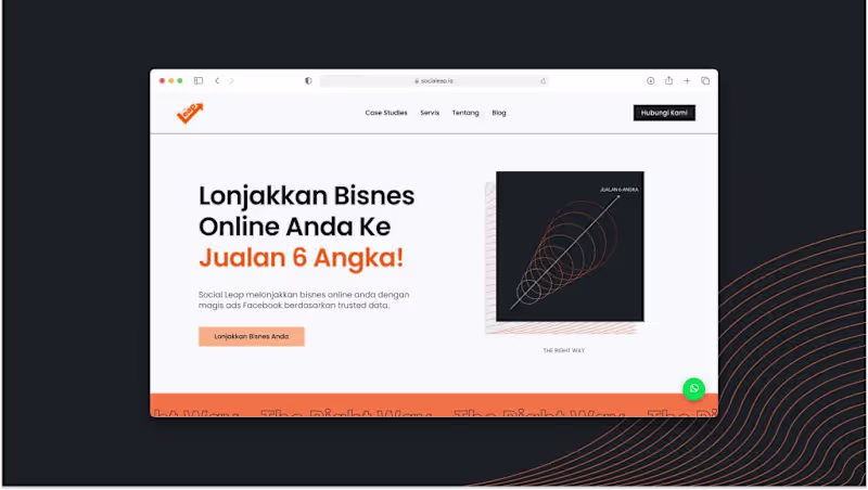 Cover image for Social Leap - Web Design