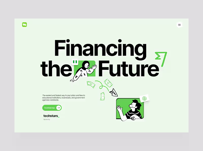 Cover image for Pay4Me landing Page Redesign - Fintech :: Behance