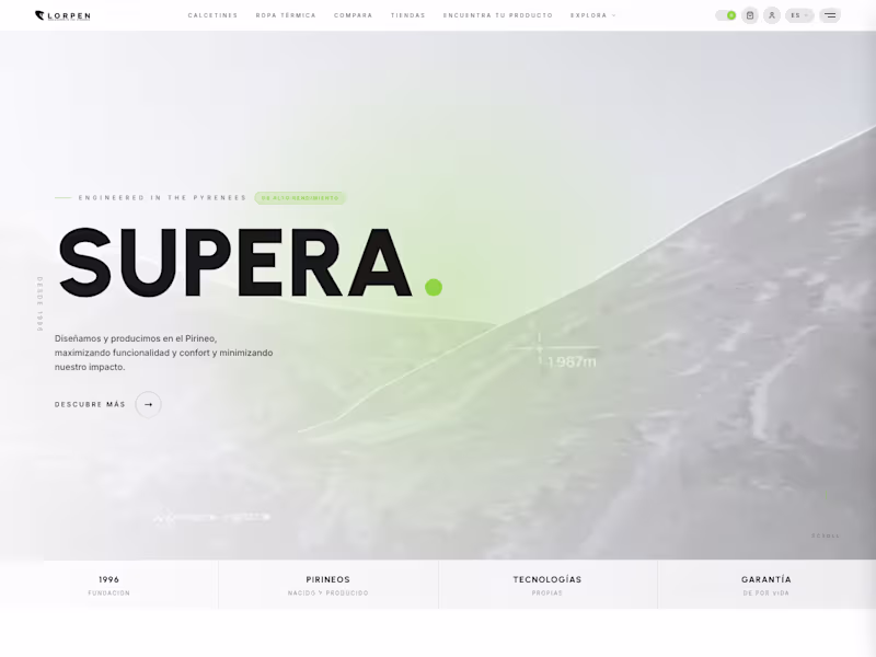 Cover image for Lorpen — corporate site, B2C store and B2B dealer portal