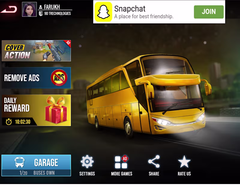 Cover image for Bus Simulator Game