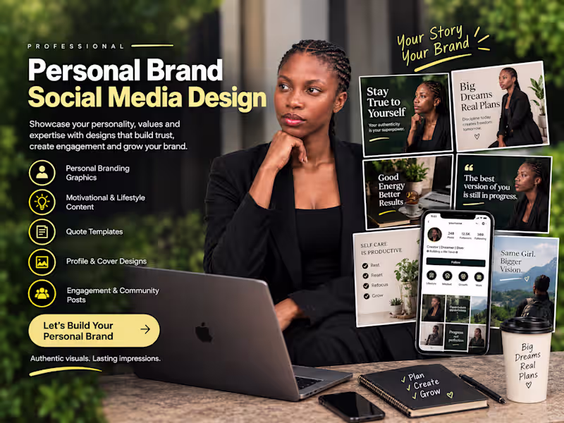 Cover image for Personal Brand Social Media Design