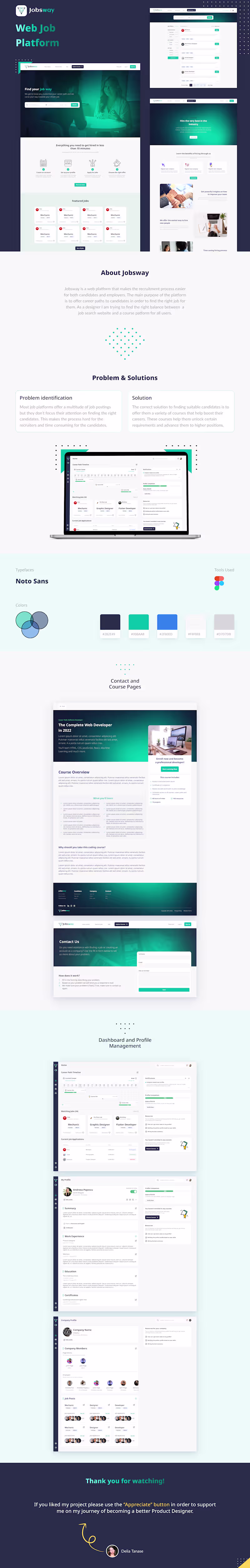 Cover image for Job Platform Full Designs