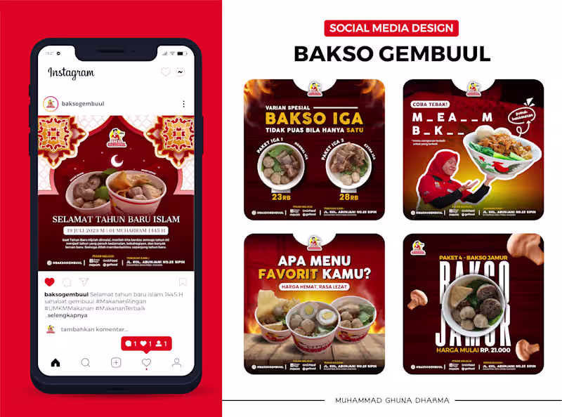 Cover image for Bakso Gembul - Feed Design