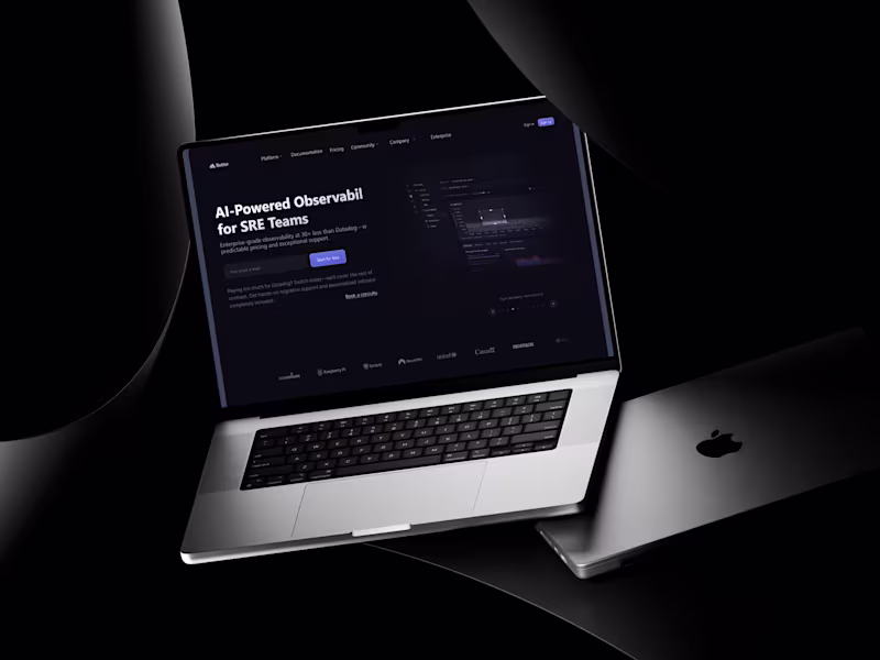 Cover image for High-Converting SaaS & Dark-Mode Landing Page Design