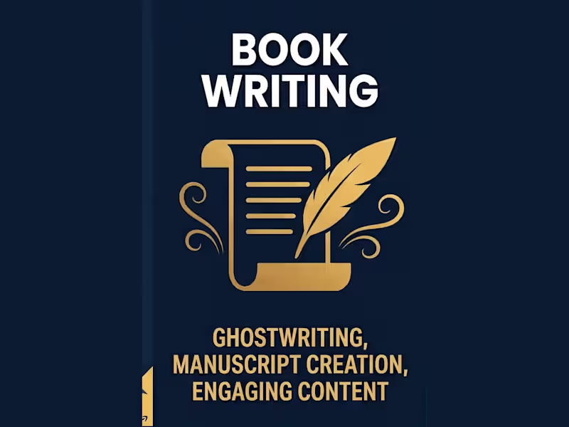 Cover image for KDP Ghostwriting: 15–25k Word Book Manuscript
