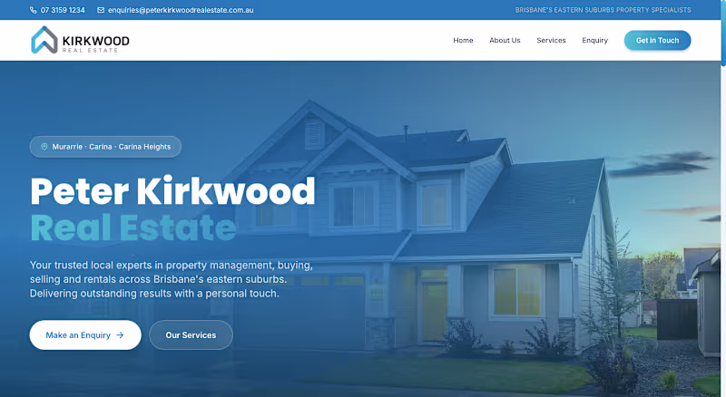 Cover image for Peter Kirkwood Real Estate –