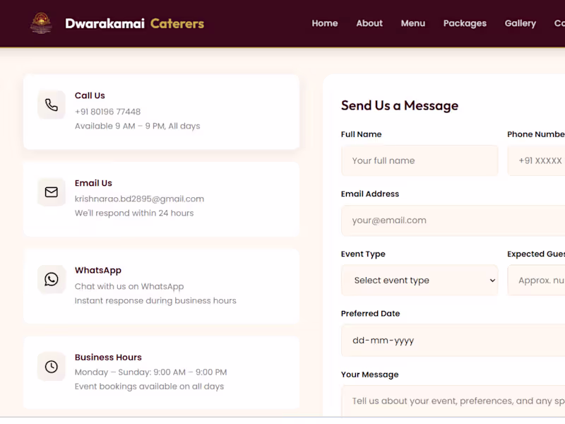 Cover image for contact page