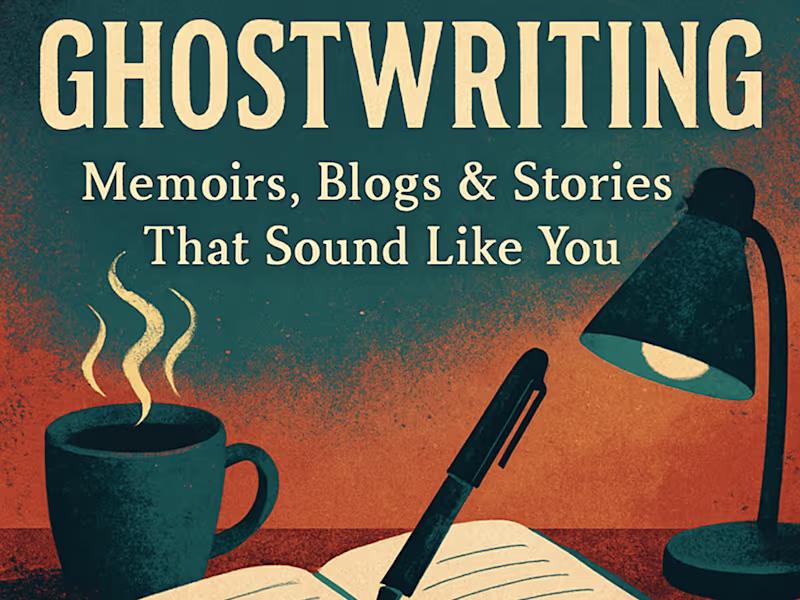 Cover image for Ghostwriting | Memoirs, Blogs & Stories in Your Voice