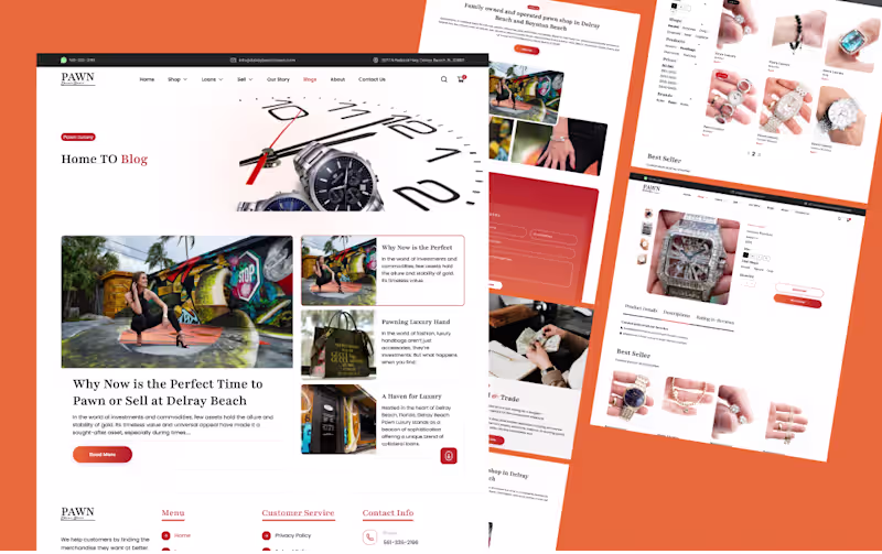 Cover image for Modern eCommerce Website UI/UX Design