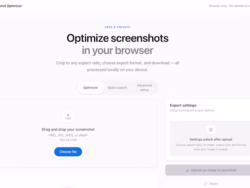 Cover image for GitHub - Desh-Deepak911/Image-Optimizer: Enhance photos and scr…