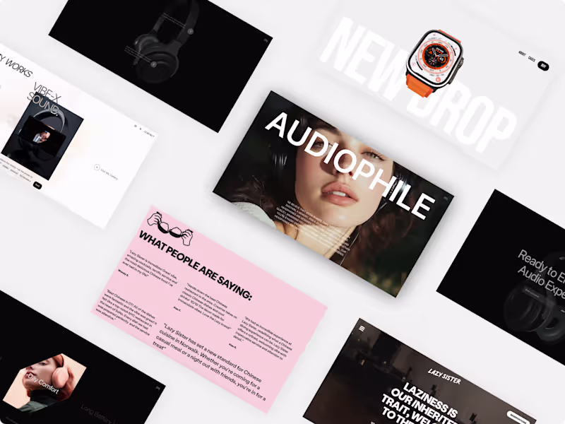Cover image for Custom Webflow Websites / Landing Pages