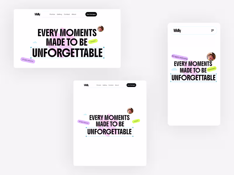 Cover image for Interactive Readymag Website / Landing Page for Modern Brands